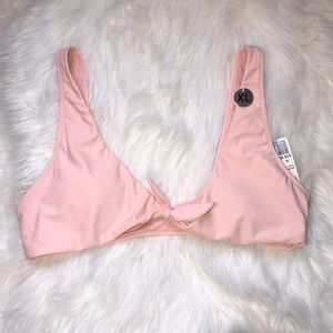 ‼️NEW‼️ Blush Pink Tie-Front Bikini